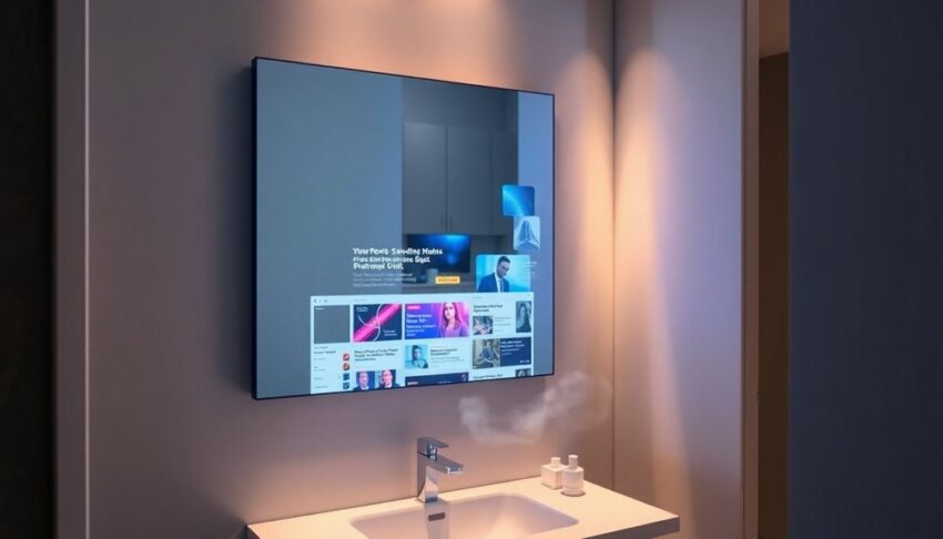 smart mirrors news widgets
